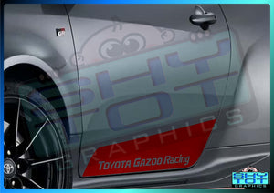 GR Yaris lower door 'Ogier' style graphics