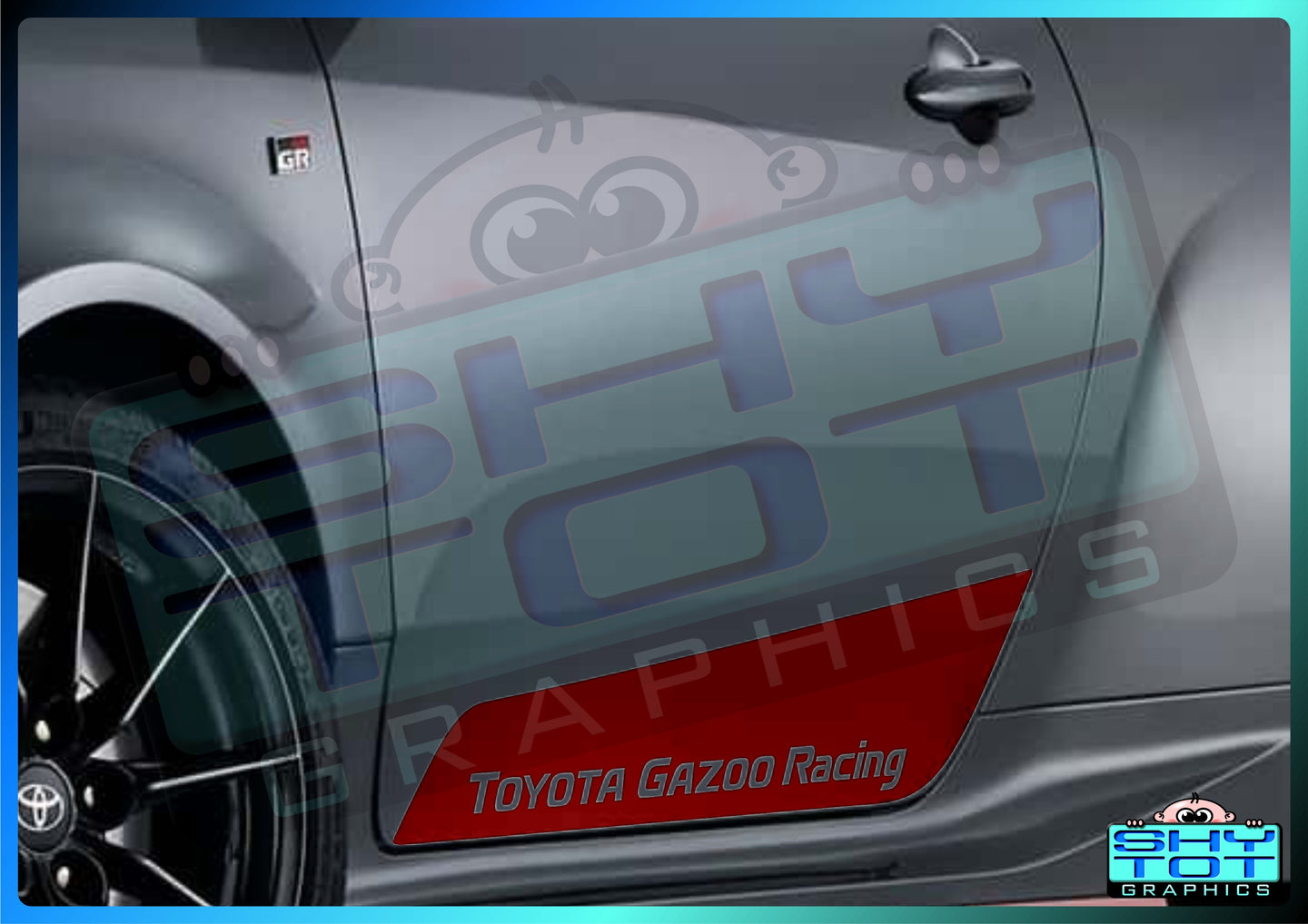 GR Yaris lower door 'Ogier' style graphics