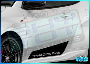 GR Yaris lower door 'Ogier' style graphics