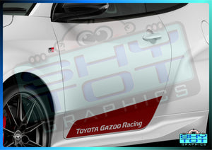 GR Yaris lower door 'Ogier' style graphics