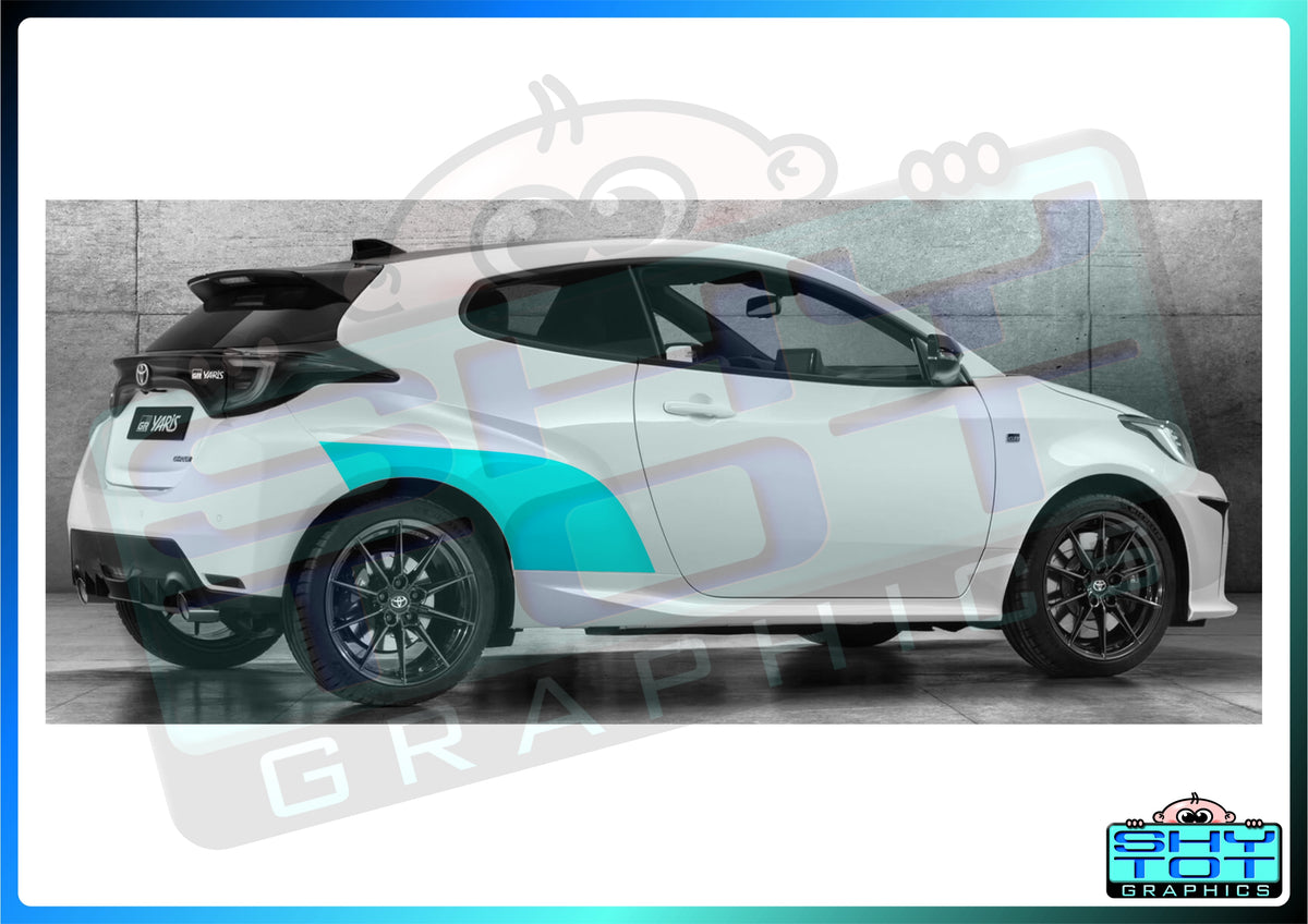 GR Yaris PPF - Rear arch (Long version) – Chevrons Direct