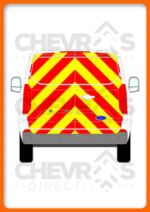 Full Rear Chevron Ford Transit Custom H1 2024-present model rear chevron kit – Chevrons ...