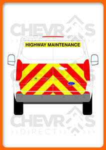 Ford Transit Custom H1 2024-present model rear chevron kit