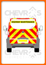 Load image into Gallery viewer, Ford Transit Custom H1 2013-2023 TAILGATE model rear chevron kit