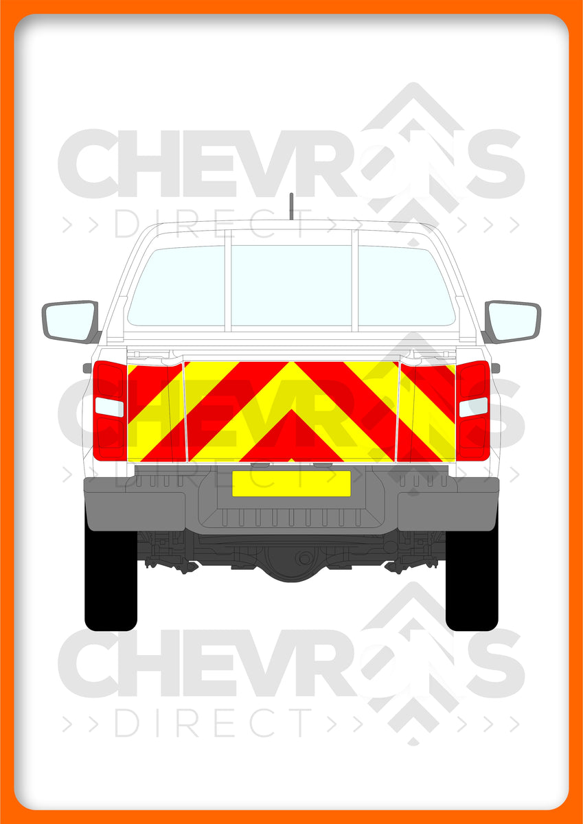 Isuzu D-Max SINGLE CAB 2012-present model rear chevron kit – Chevrons ...