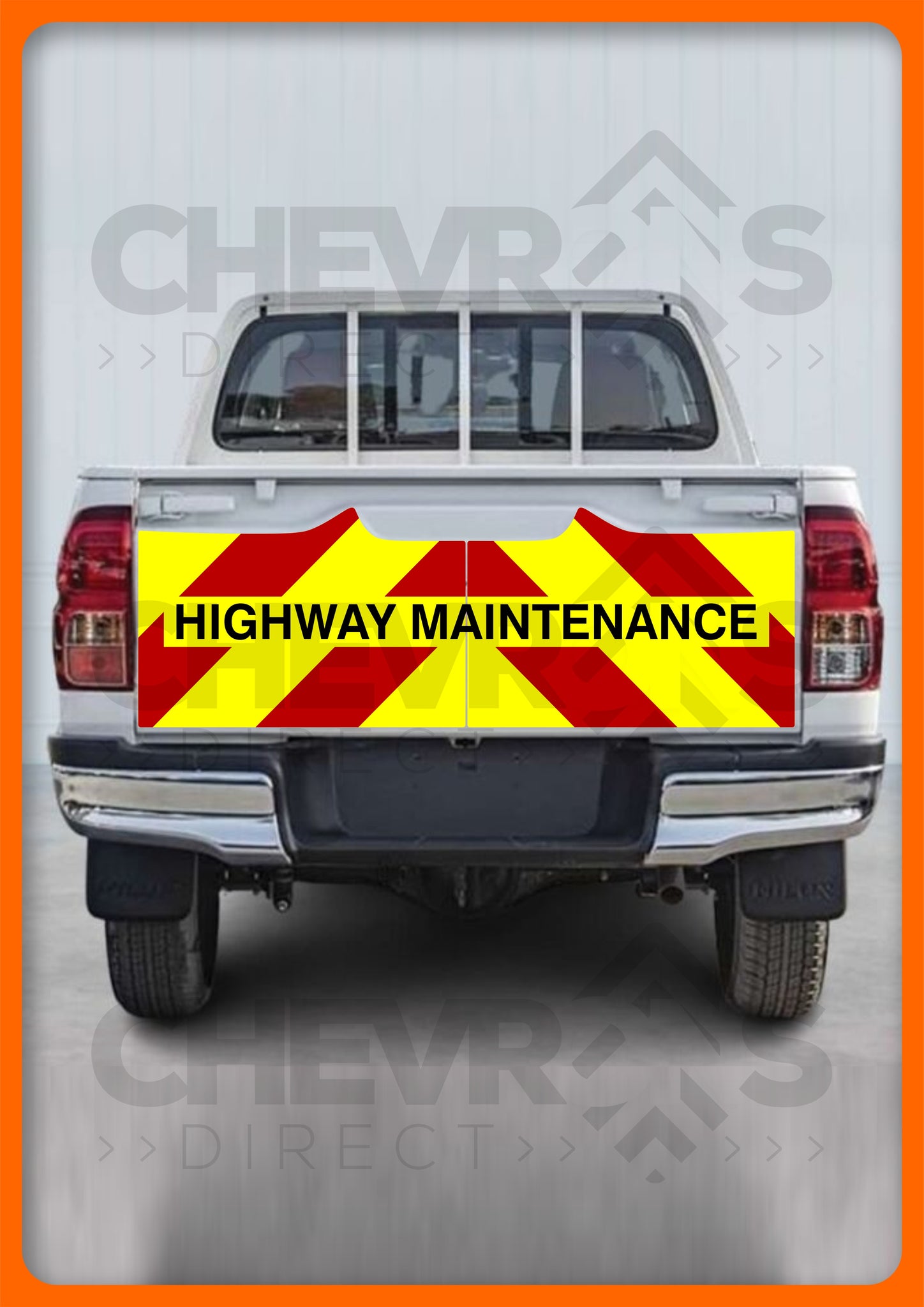 Full Rear Chevron Toyota Hi-Lux 2023-present model rear chevron kit – Chevrons Direct