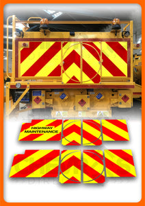ECON Hot Box current generation with built-in traffic arrow boards. Full chevron kit