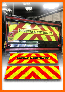 Generic tipper / grab body rear chevrons