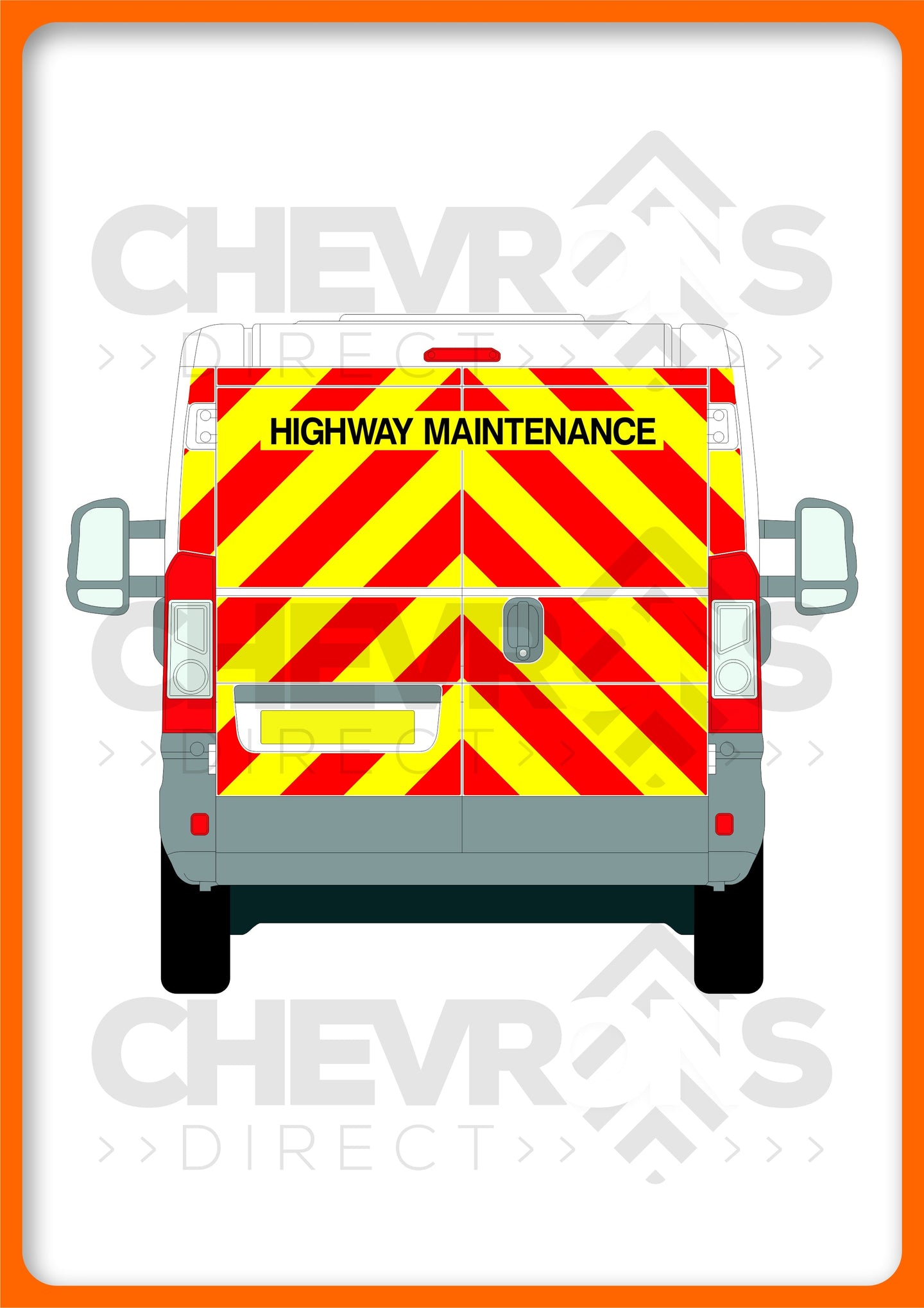 NEW Vauxhall Movano  H1 2022-present model rear chevron kit