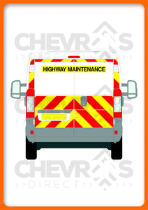 NEW Vauxhall Movano  H1 2022-present model rear chevron kit