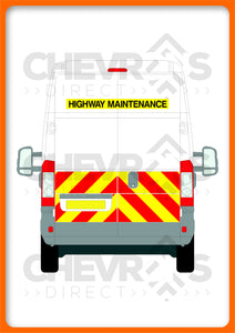Fiat Ducato H3 2006-present model rear chevron kit