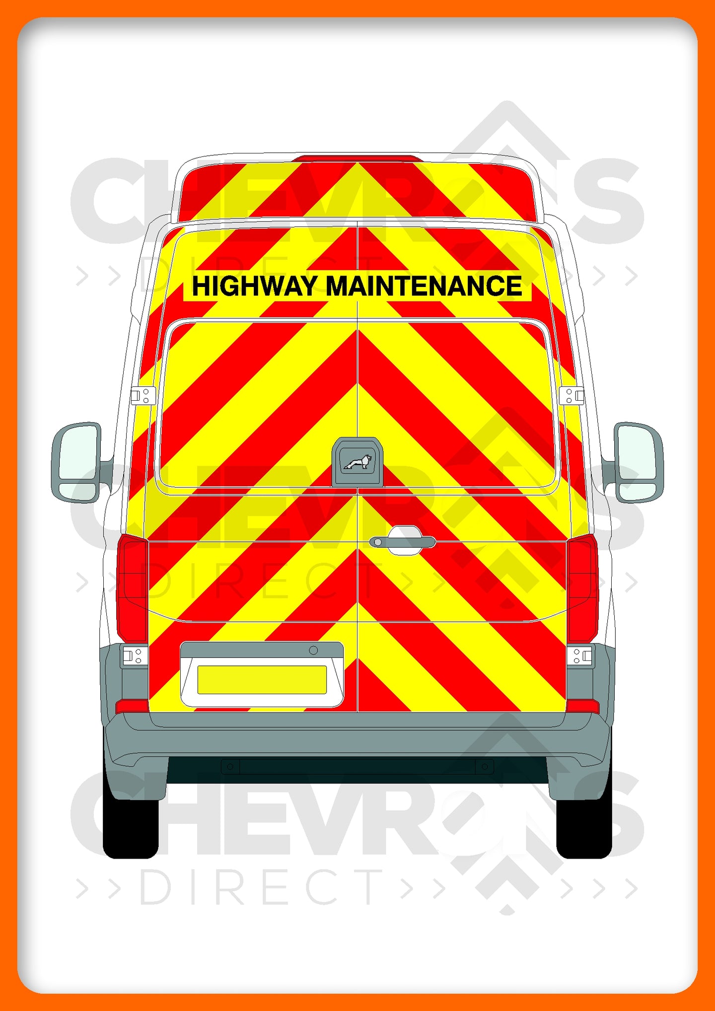 MAN TGE H3 2017-present model rear chevron kit