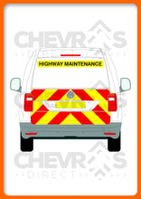 Load image into Gallery viewer, VW Caddy 2015-2020 model with tailgate rear chevron kit