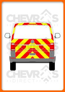 VW Transporter H1 2015-present model with tailgate rear chevron kit
